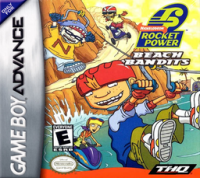Rocket Power Beach Bandits GameBoy Advance US box art